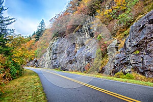 Blue Ridge Parkway National Park Sunrise Scenic Mountains Autumn