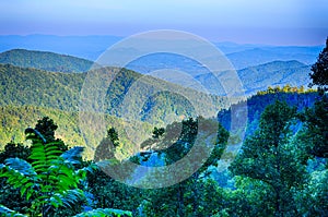 Blue Ridge Parkway National Park Sunset Scenic Mountains summer