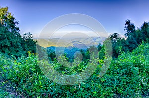 Blue Ridge Parkway National Park Sunset Scenic Mountains summer