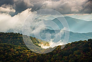 Blue Ridge Parkway North Carolina Scenic Fall Mountains Sunrise Landscape Photography