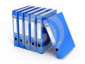 Blue Ring Binders