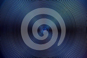 Blue rings motion effect background