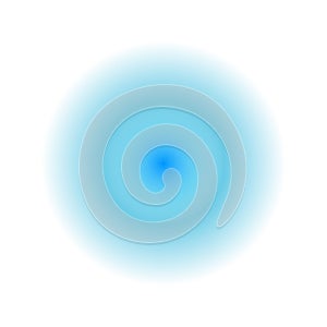 Blue rings. Sound wave wallpaper. Radio station signal. Circle spin vector background. Line texture. Target