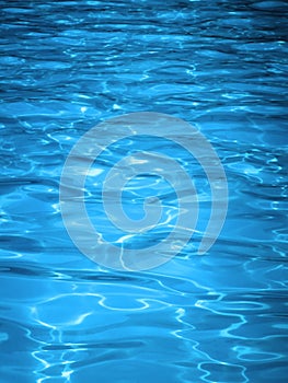 Blue Ripped Water Swimming Pool