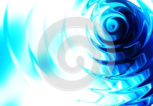 Blue ripple abstract background