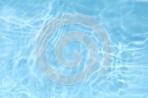 Blue rippled water texture background