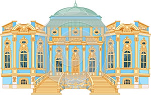 Blue Rococo Palace