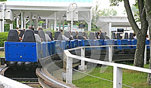 Blue Roller Coaster