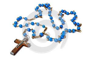 Blue rosary