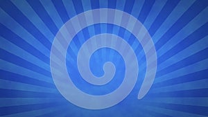 Blue Rotating Sunburst Animated Looping Background