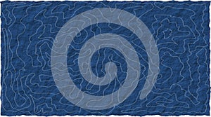 Blue rough paper style background with labyrinth pattern