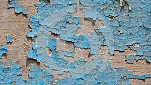 Blue rough textured wood plank texture background