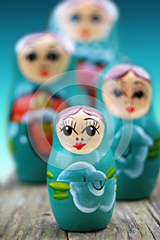 Blue Russian Dolls