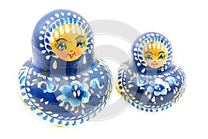 Blue russian dolls