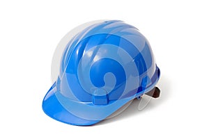 Blue safety helmet