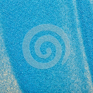 Blue sand texture macro shot