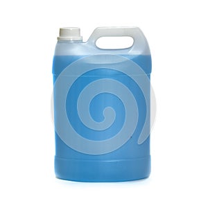 Blue Sanitizer five liter can without label