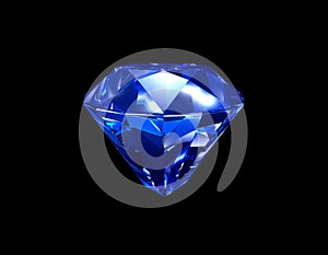 Modrý safír diamant 3