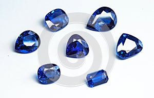 Blue sapphires