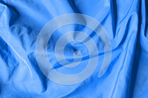 Blue satin background texture