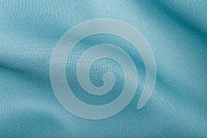 Blue satin fabric texture