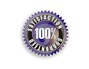 Blue Satisfaction Guaranteed 100%