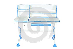 Blue school desk