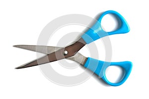 Blue scissors