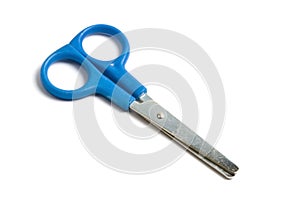 Blue scissors