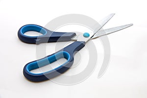 Blue scissors