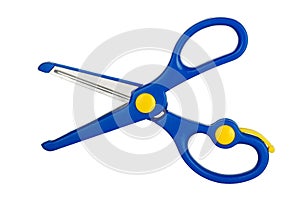 Blue scissors