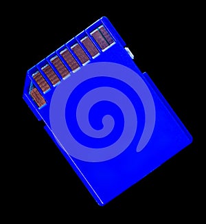 Blue sd flash