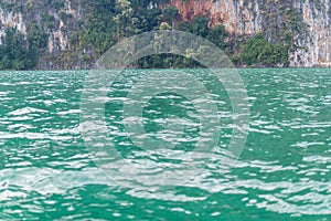 Mountian with water surface background texture