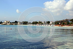 Blue sea & summer beach, Italy