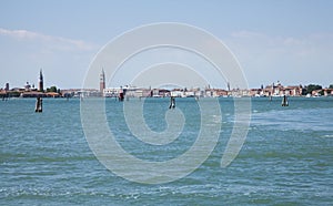 Blue sea - Venice, Italy.