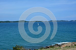 Blue sea water in calm Sea texture