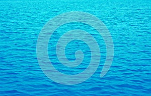 Blue sea water textur background ,peacful background photo