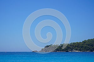 Blue sea yachts, bays of Fethiye, Mugla, Turkey