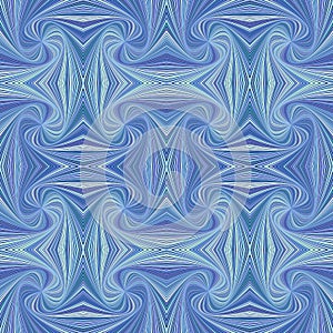 Blue seamless hypnotic abstract swirl stripe pattern background