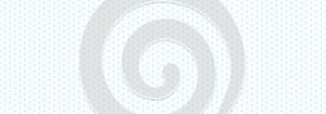 Blue seamless isometric grid paper. Dotted triangular blueprint repeating pattern. Graph guide background for