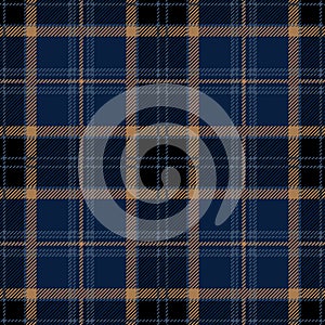 Blue Seamless Tartan Plaid