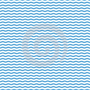 Blue seamless wavy line pattern, stylish design