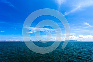 Blue Seawater with sea foam as background