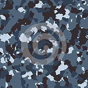 Blue shadow seamless camo