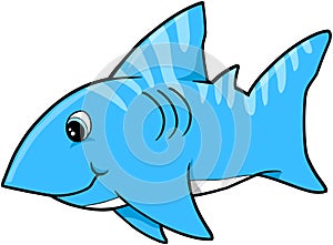 Blue Shark Vector