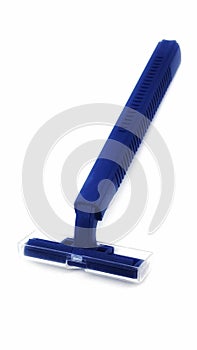 Blue shavers razor metal object