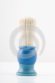 Blue shaving brush