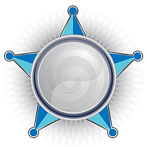 Blue Sheriff Star