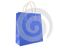 Blue shopping bag