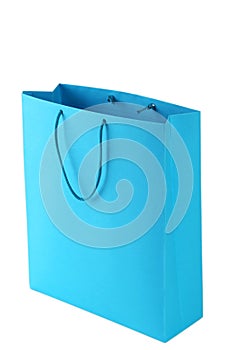 Blue shopping bag